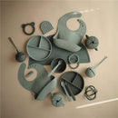 Mushie Silicone Placemat - Cambridge Blue Image 3