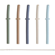 Mushie - Silicone Replacement Straws, Forest Image 1