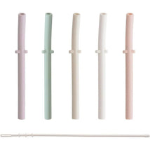 Mushie - Silicone Replacement Straws, Petal Image 1