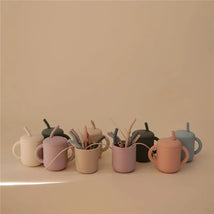 Mushie - Silicone Replacement Straws, Petal Image 2