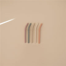 Mushie Silicone Replacement Straws 5-Pack - Petal Image 2