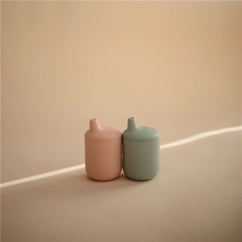 Mushie Silicone Sippy Cup - Blush Image 2