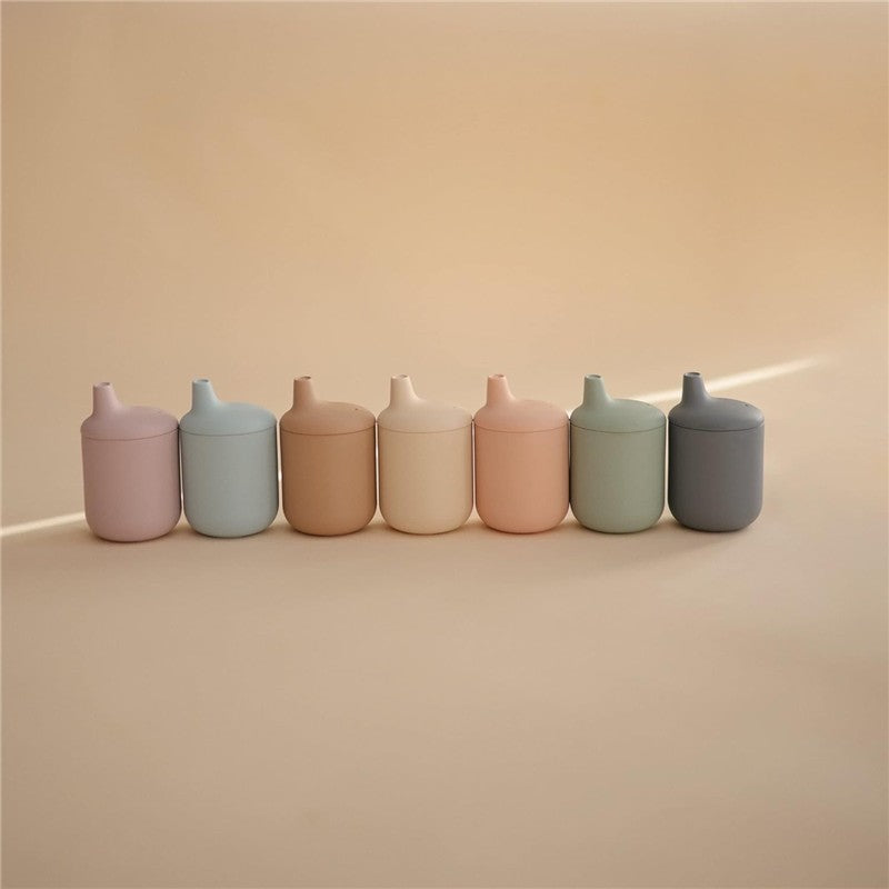 Mushie Silicone Sippy Cup - Natural Image 7