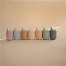 Mushie Silicone Sippy Cup - Natural Image 7