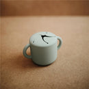 Mushie Silicone Snack Cup - Cambridge Blue Image 3