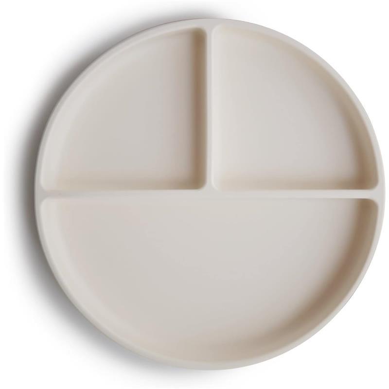 Mushie - Silicone Suction Plate Ivory Image 1