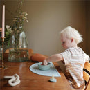 Mushie - Silicone Toddler Starter Spoons, 2 Pack,Blush Shifting Sand Image 8