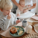 Mushie Silicone Training Cup + Straw - Shifting Sand Image 4