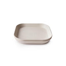 Mushie - Square Dinnerware Baby Plates- Set Of 2 - Ivory Image 9