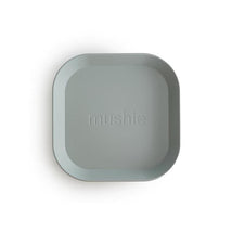 Mushie - Square Dinnerware Baby Plates- Set Of 2 - Sage Image 1