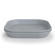 Mushie - Square Dinnerware Plates Set, Cloud Image 1