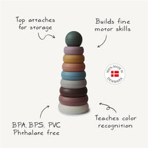Mushie Stacking Rings - Rustic Image 2