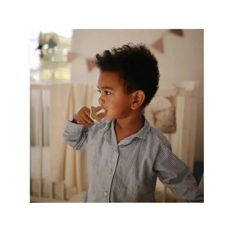 Mushie Star Training Toothbrush - Cambridge Blue Image 2