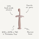 Mushie Silicone Flower Training Toothbrush - Daffodil Image 8
