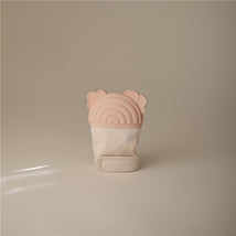 Mushie Silicone Teething Mitten - Rainbow Image 2