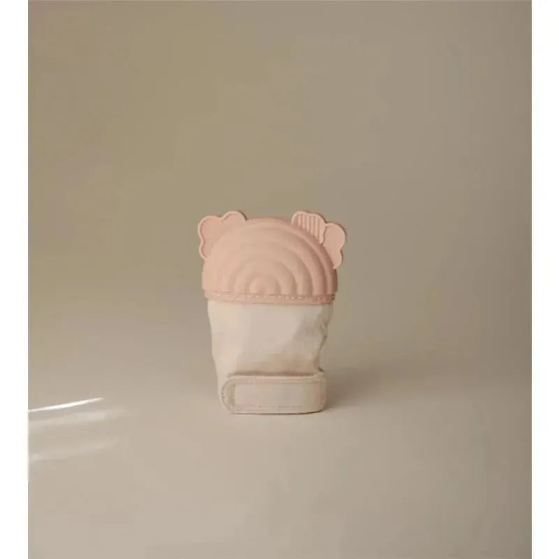 Mushie - Teething Mitten, Rainbow Image 2
