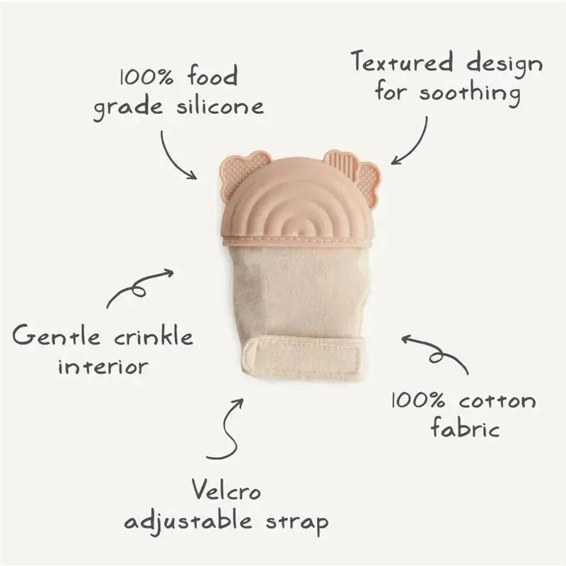 Mushie - Teething Mitten, Rainbow Image 5