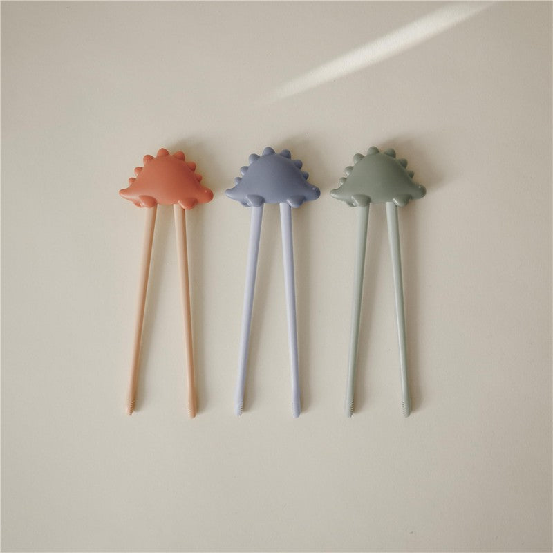 Mushie Training Chopsticks - Dried Thyme Image 3