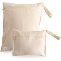 Mushie Water Resistant Wet Bag 2 Pack - Sun Image 1