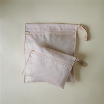 Mushie Water-Resistant Wet Bag 2 Pack - Blush Image 2