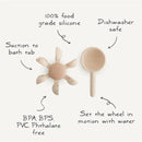 Mushie - Water Wheel Bath Toy Image 2