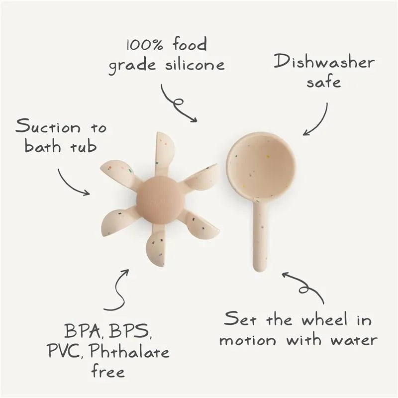 Mushie - Water Wheel Bath Toy Image 2