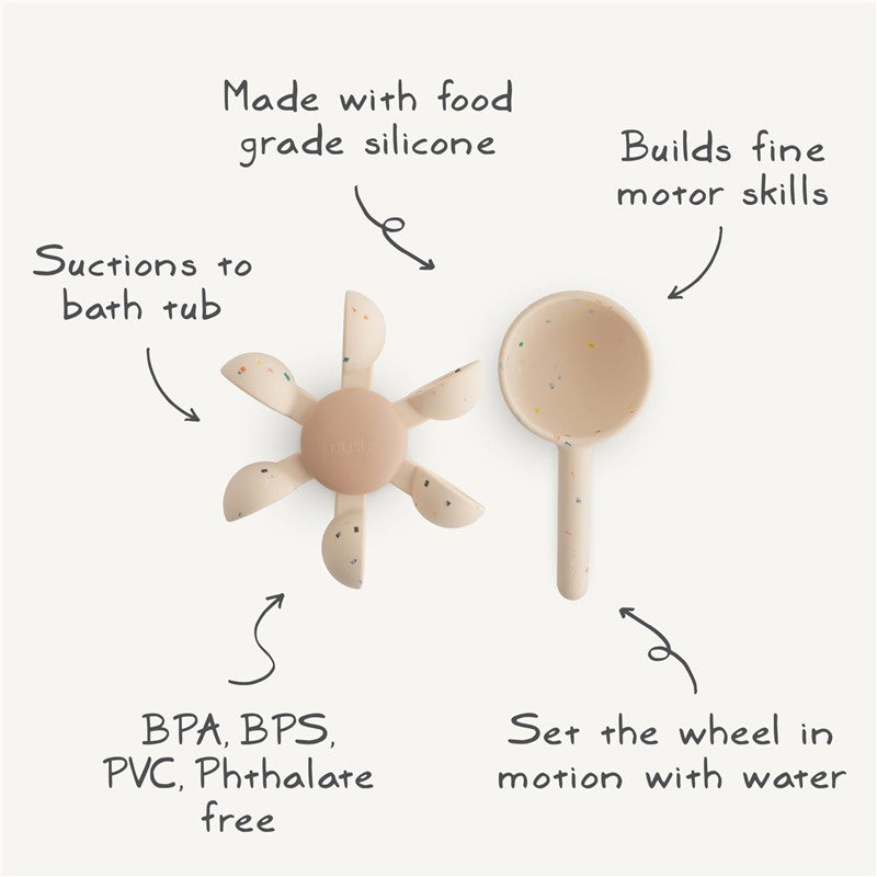 Mushie Water Wheel Bath Toy Image 2