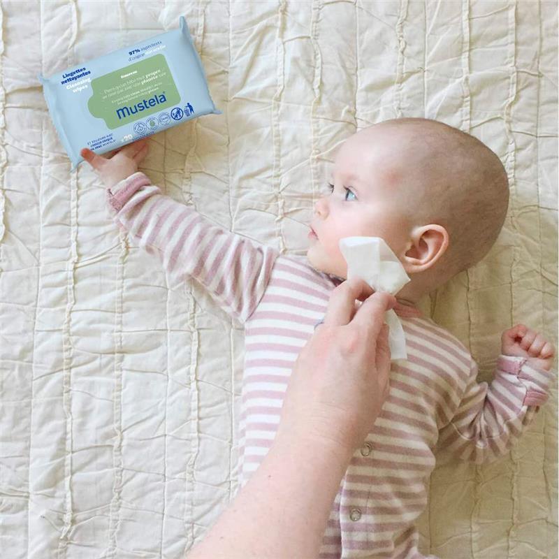 Mustela - 20Ct Baby Cleansing Wipes with Natural Avocado Image 3