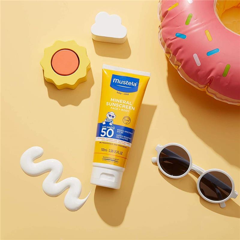 Mustela - Baby Mineral Sunscreen Lotion Face & Body SPF 50  Image 7