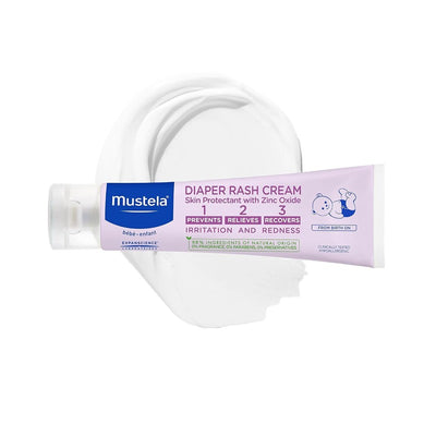 Mustela Diaper Rash Cream 123 skin protectant with zinc oxide for babies