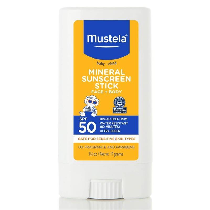 Mustela - Baby Mineral Sunscreen Stick SPF 50 Broad Spectrum Image 1