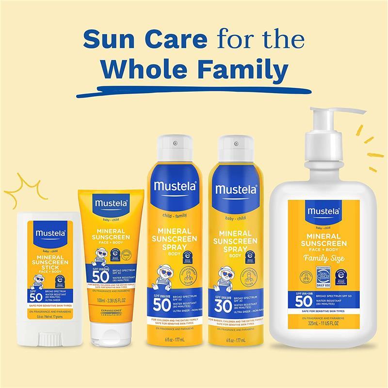 Mustela - Baby Mineral Sunscreen Stick SPF 50 Broad Spectrum Image 7