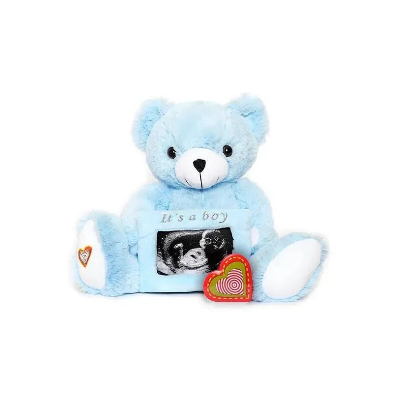 My Baby&rsquo;s Heartbeat Bear Gender Reveal Bear Kit Blue