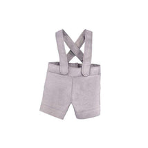My Baby's Heartbeat - Gray Suspender Shorts Image 1