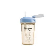 Hegen PPSU Straw Cup - 6 Months Plus - 240ml/8oz - Blue