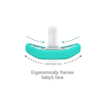 NanoBebe 2-Pack Flexy Pacifiers, Teal | 0-3M Image 2