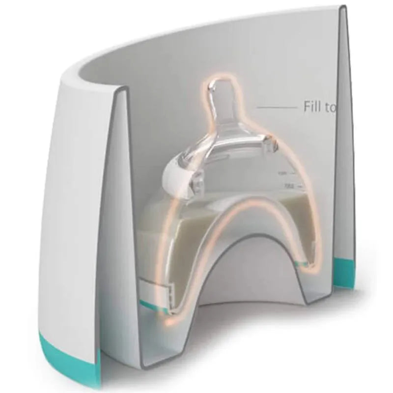 Nanobebe - Breastmilk Bottle Warming Bowl, Teal Image 4