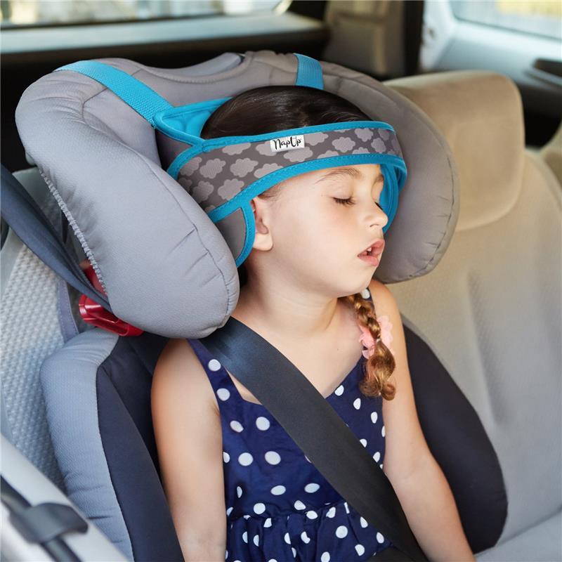 NapUp Child Car Seat Head Support, Teal Image 3
