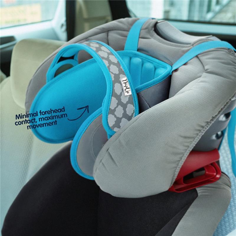 NapUp Child Car Seat Head Support, Teal Image 4