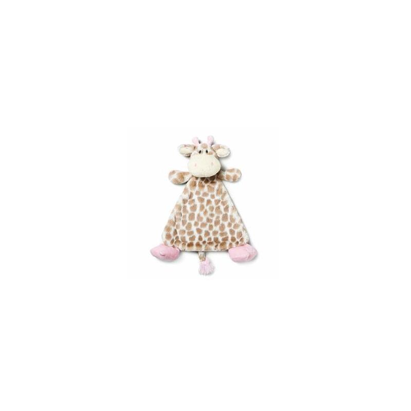 Demdaco - Sadie Pink Giraffe Rattle Blankie Image 1