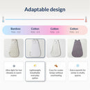 Lightweight and breathable Nested Bean Zen Sack Classic in soft pink, designed for infants aged 3 to 6 months.
