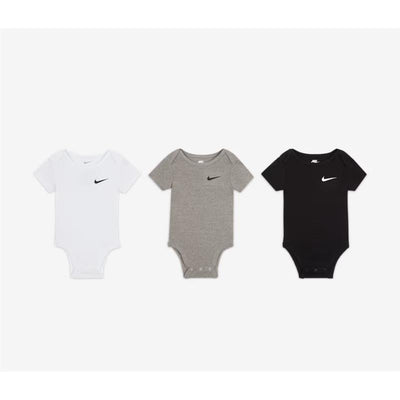 Nike - 3Pk Mini Me Bodysuit Newborn Baby Black/White Image 1