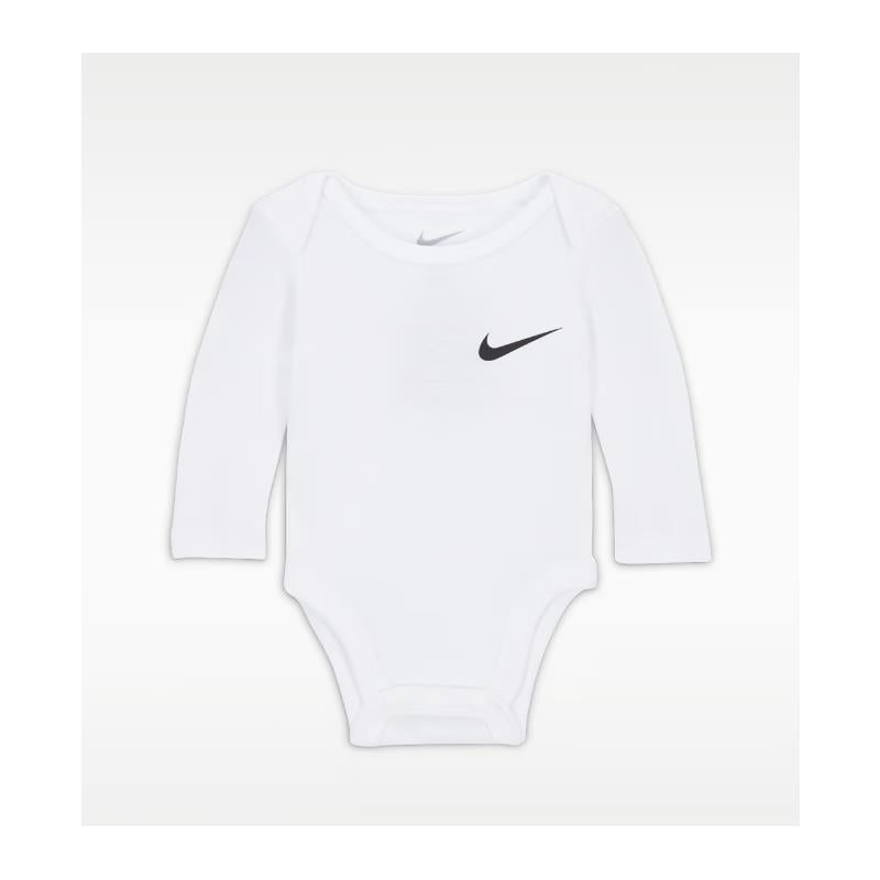 Nike Baby 3Pk Essential Long Sleeve Bodysuit White Image 2