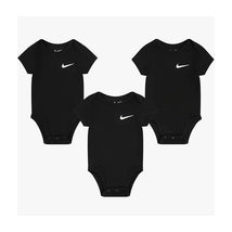 Nike Baby - 3 Pk Mini Me Bodysuit Newborn Baby Black Image 1