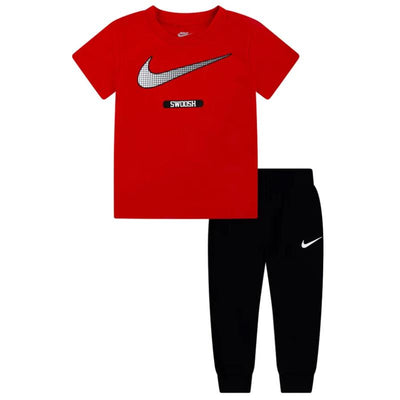 Nike Baby - Swoosh GFX Short Sleeve Pants Set Image 1