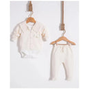 Nipperland - Baby Knitted Cream Outfit Set Image 1