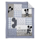 NoJo 3Pk Disney Mickey Mouse Call Me Mickey The Adventure Begins Stars Nursery Crib Bedding Set