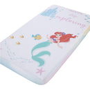 NoJo Disney Ariel Watercolor Wishes 100% Cotton Fitted Crib Sheet