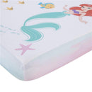 NoJo Disney Ariel Watercolor Wishes 100% Cotton Fitted Crib Sheet