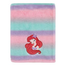 NoJo Disney Ariel Watercolor Wishes Ombre Plush Baby Blanket